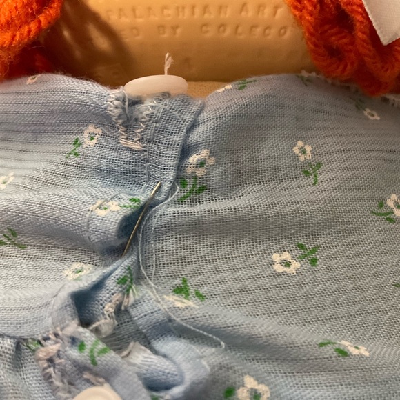 Vintage Cabbage Patch Kid Girl With Pacifier Red Hair Hong Kong OK Factory 1985 - Picture 9 of 9